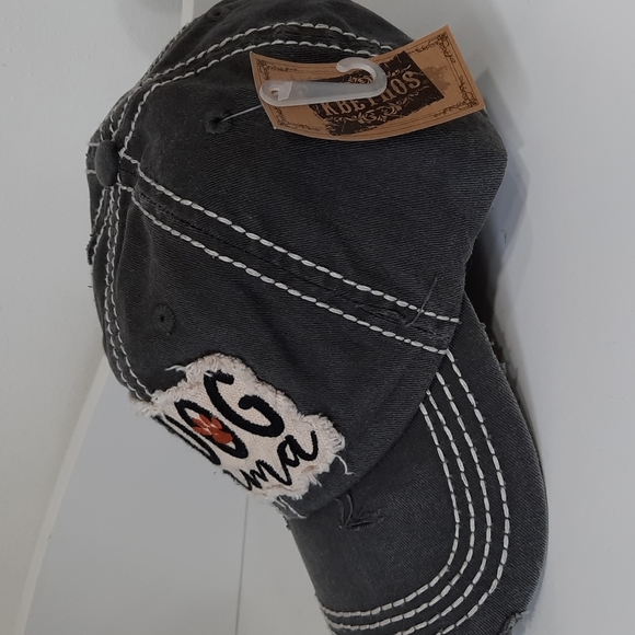 #Dog Momma Baseball Hat Cap Headwear Vintage Look KBETHOS NWT Black - Picture 5 of 11